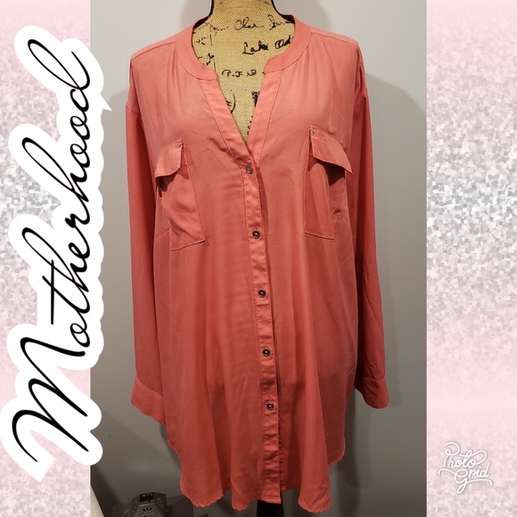 Motherhood Maternity Tops - 💋3x maternity blouse button up motherhood